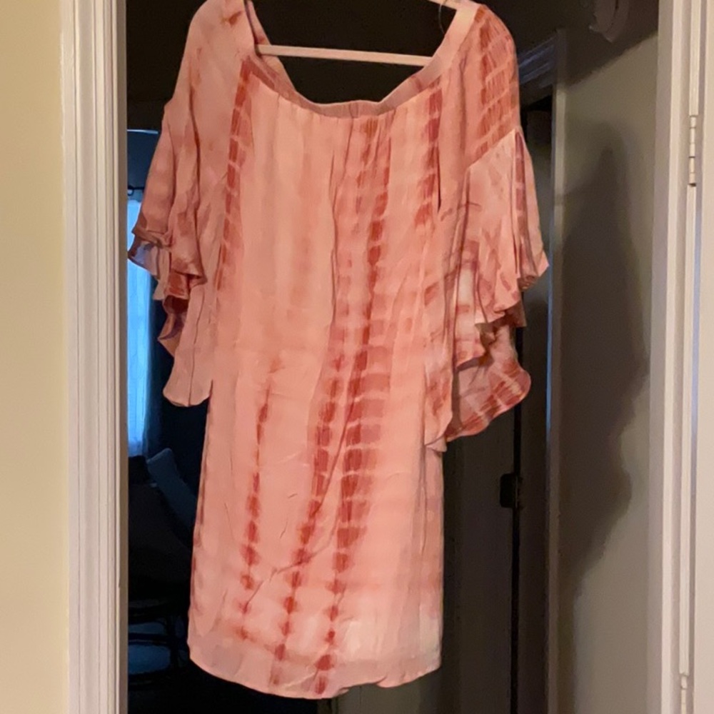 Daytrip Pink Tie-Dye Mini Dress